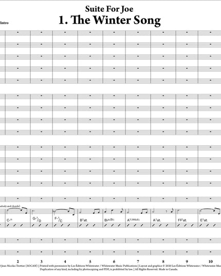 Suite For Joe: 1. The Winter Song - Jean-Nicolas Trottier