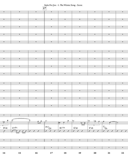 Suite For Joe: 1. The Winter Song - Jean-Nicolas Trottier
