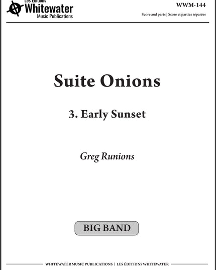 Suite Onions: 3. Early Sunset - Greg Runions