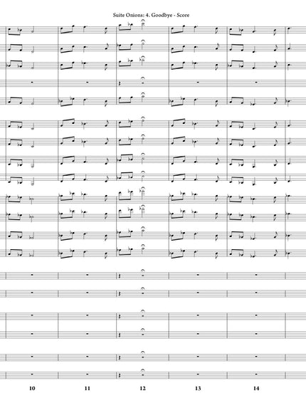 Suite Onions: 4. Goodbye - Greg Runions