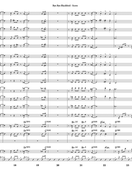 Bye Bye Blackbird - arr. Joe Sullivan