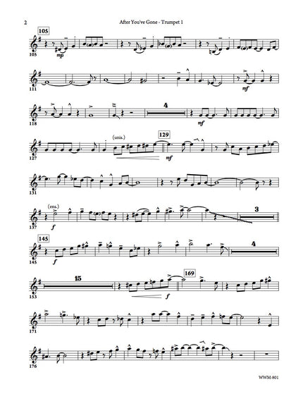 After You've Gone (Octet) - arr. Taylor Donaldson