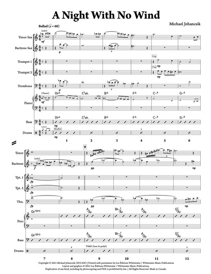 A Night With No Wind (Octet) - Michael Johancsik