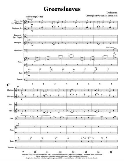 Greensleeves (Octet) - arr. Michael Johancsik