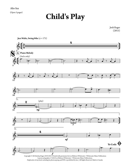 Child's Play (Nonet) - Josh Rager