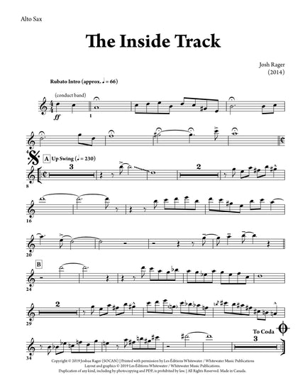 The Inside Track (Nonet) - Josh Rager