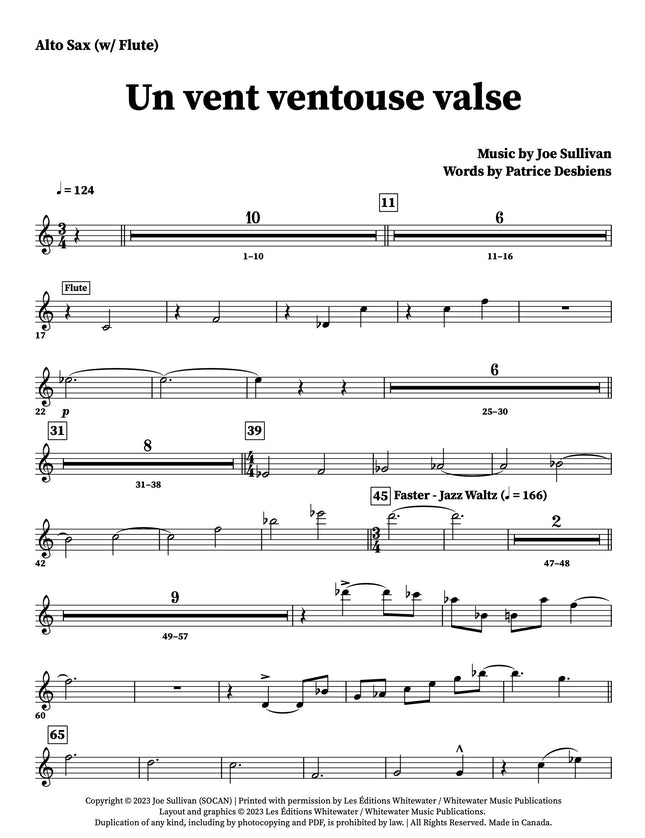 Un vent ventouse valse - Joe Sullivan